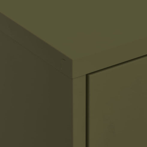 Lady Jillian -  Storage Cabinet Olive Green 80x35x101,5 cm Steel - Model 2
